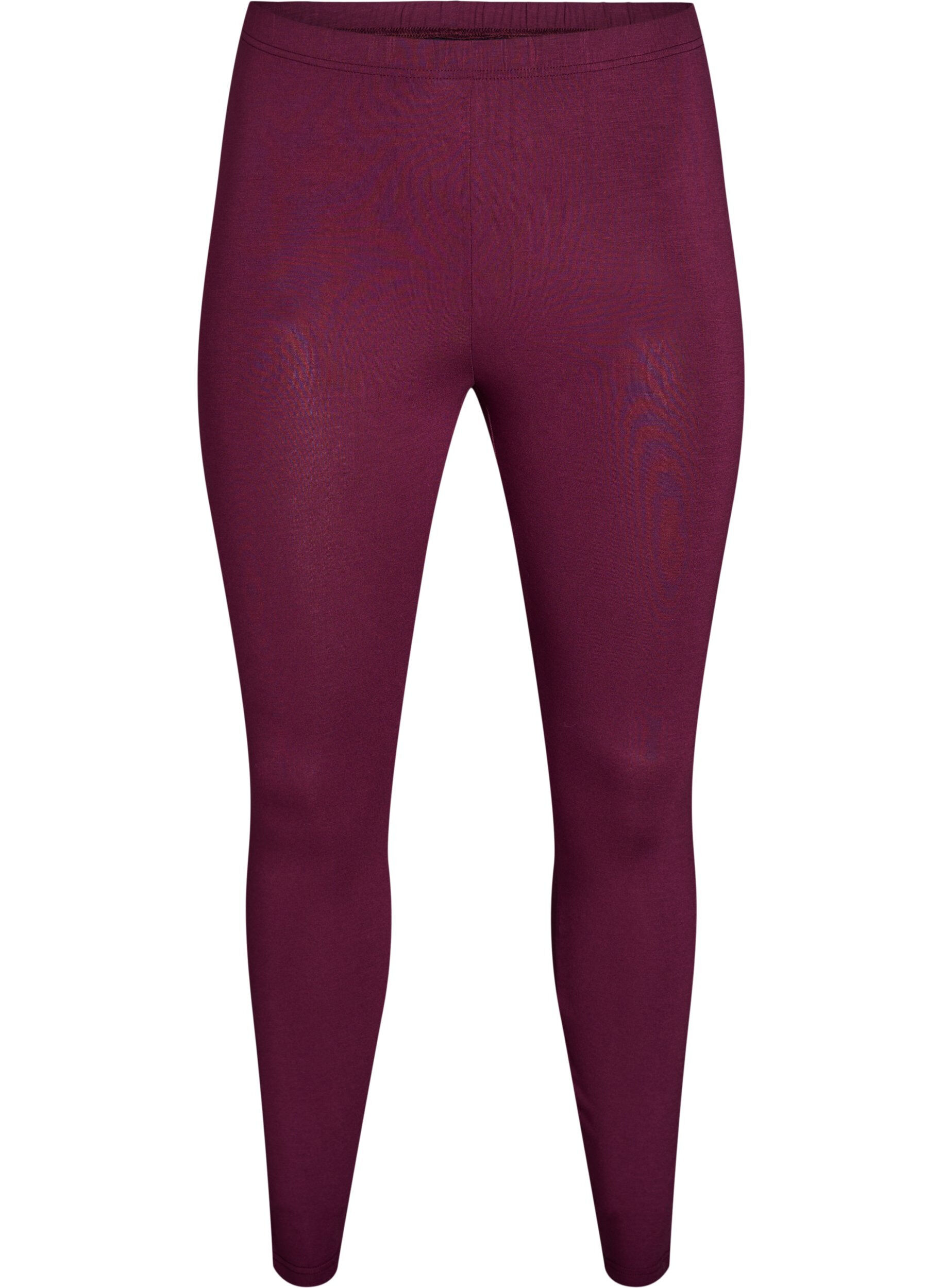ZizzifashionBasic leggings in viscose, Red, Packshot image number 0