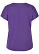 Solid-coloured workout T-shirt, Purple, Packshot image number 1