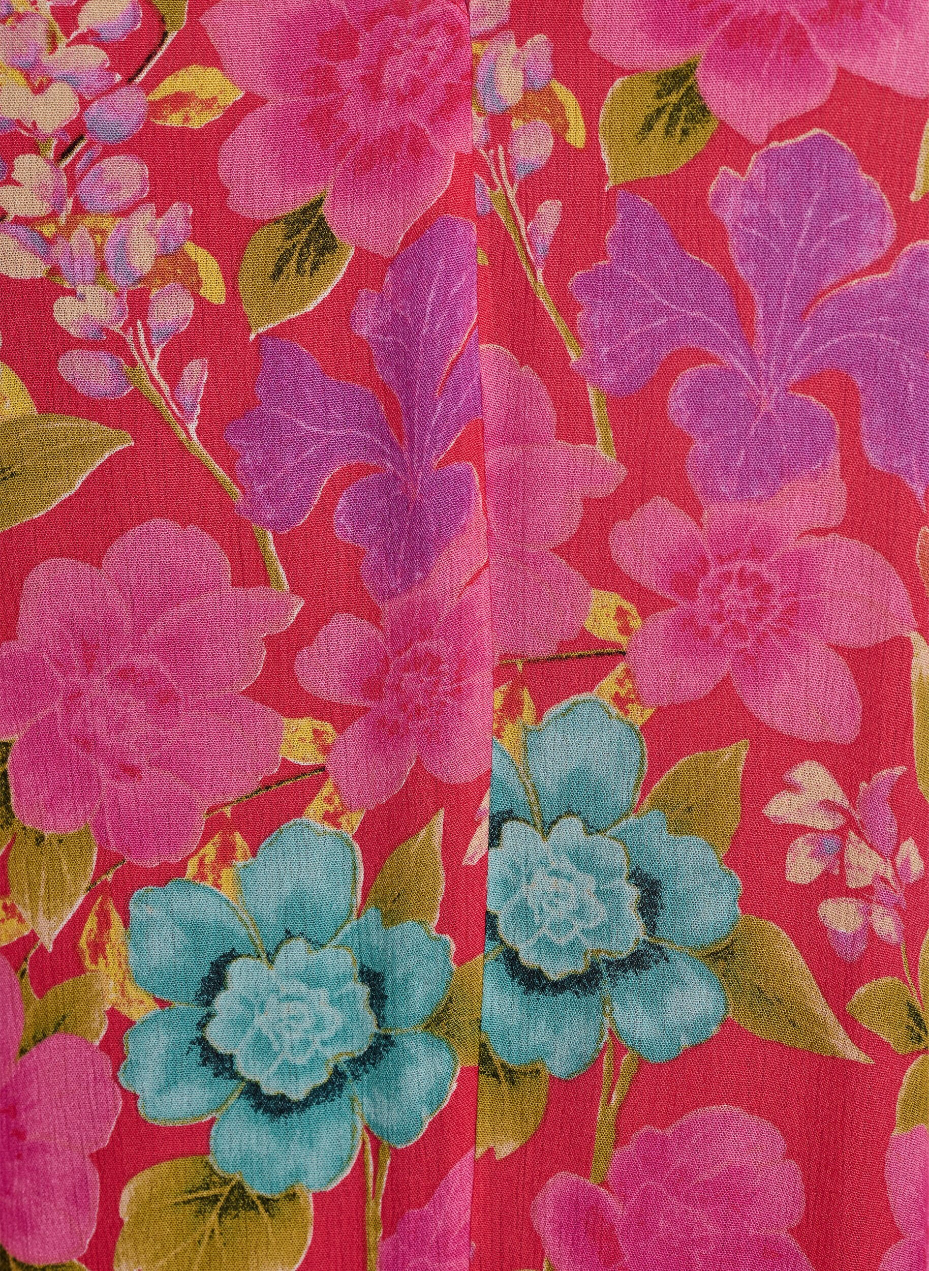 Zizzifashion Sleeveless A-line maxi dress with a V-neck, Red, Packshot image number 2