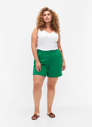 Shorts with pockets and loose fit, Jolly Green, Model image number 3