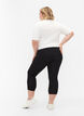 Basic 3/4 leggings in viscose, Black, Model image number 2