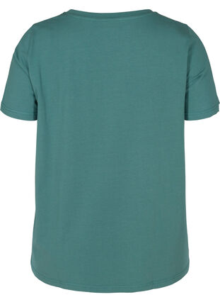 Short-sleeved t-shirt with print, Sea Pine W. Silver, Packshot image number 1