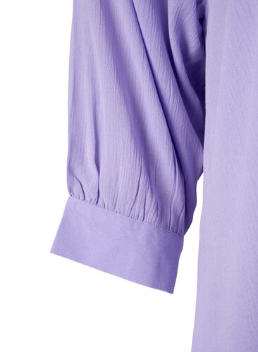 Viscose tunic with 3/4 sleeves, Lavender, Packshot image number 2