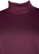 Blouse with turtleneck in modal mix, Dark Bordeaux, Packshot image number 2