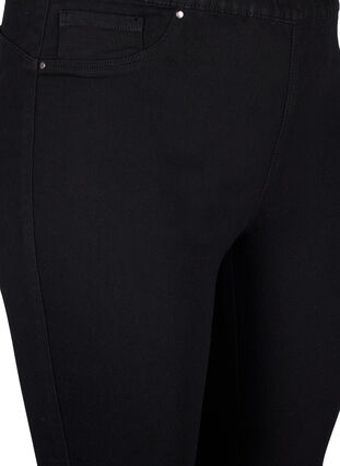 Denim knickers with elastic waistband, Black, Packshot image number 2