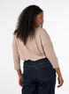 Jersey blouse with 3/4 sleeves, Beige, Model image number 2