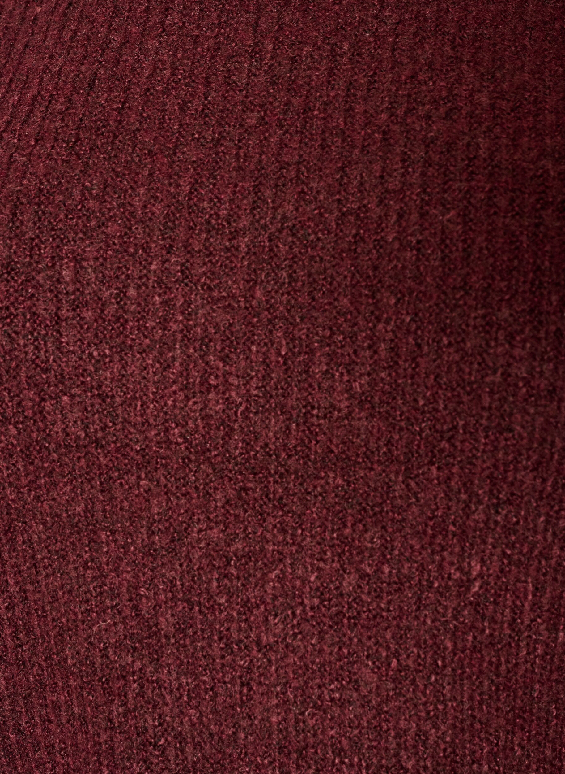 ZizzifashionA-line knitted blouse, Red, Packshot image number 2