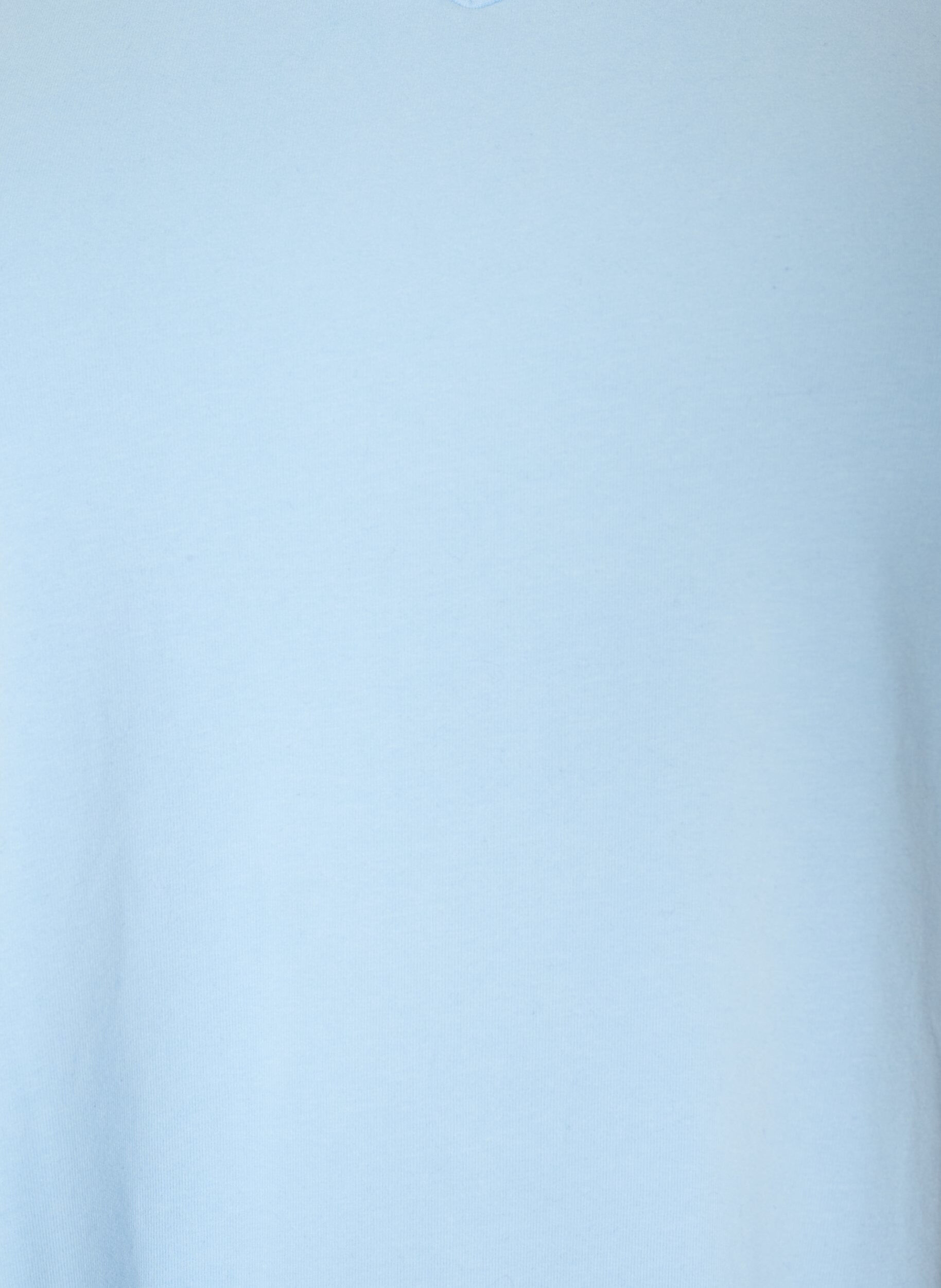 ZizzifashionBasic plain cotton t-shirt, Light Blue, Packshot image number 2