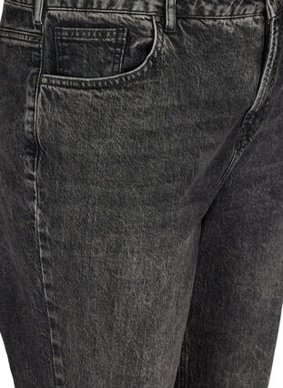Cropped mom fit Mille jeans with a loose fit, Grey Denim 4, Packshot image number 2