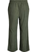 Velvet trousers with a wide leg, Green, Packshot image number 1