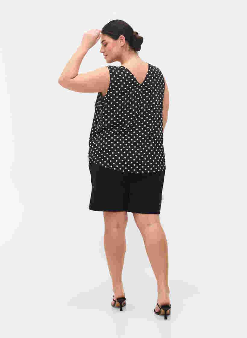 Loose shorts with drawstring and pockets, Black, Model image number 0