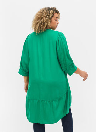 3/4 sleeve dress, Jolly Green, Model image number 1