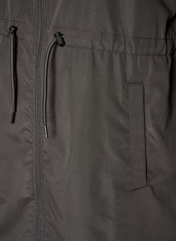 Lightweight parka with a hood, Black, Packshot image number 3