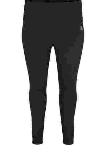 Cropped sport tights with v-shape back
