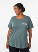 T-shirt with motif, Green, Model image number 0