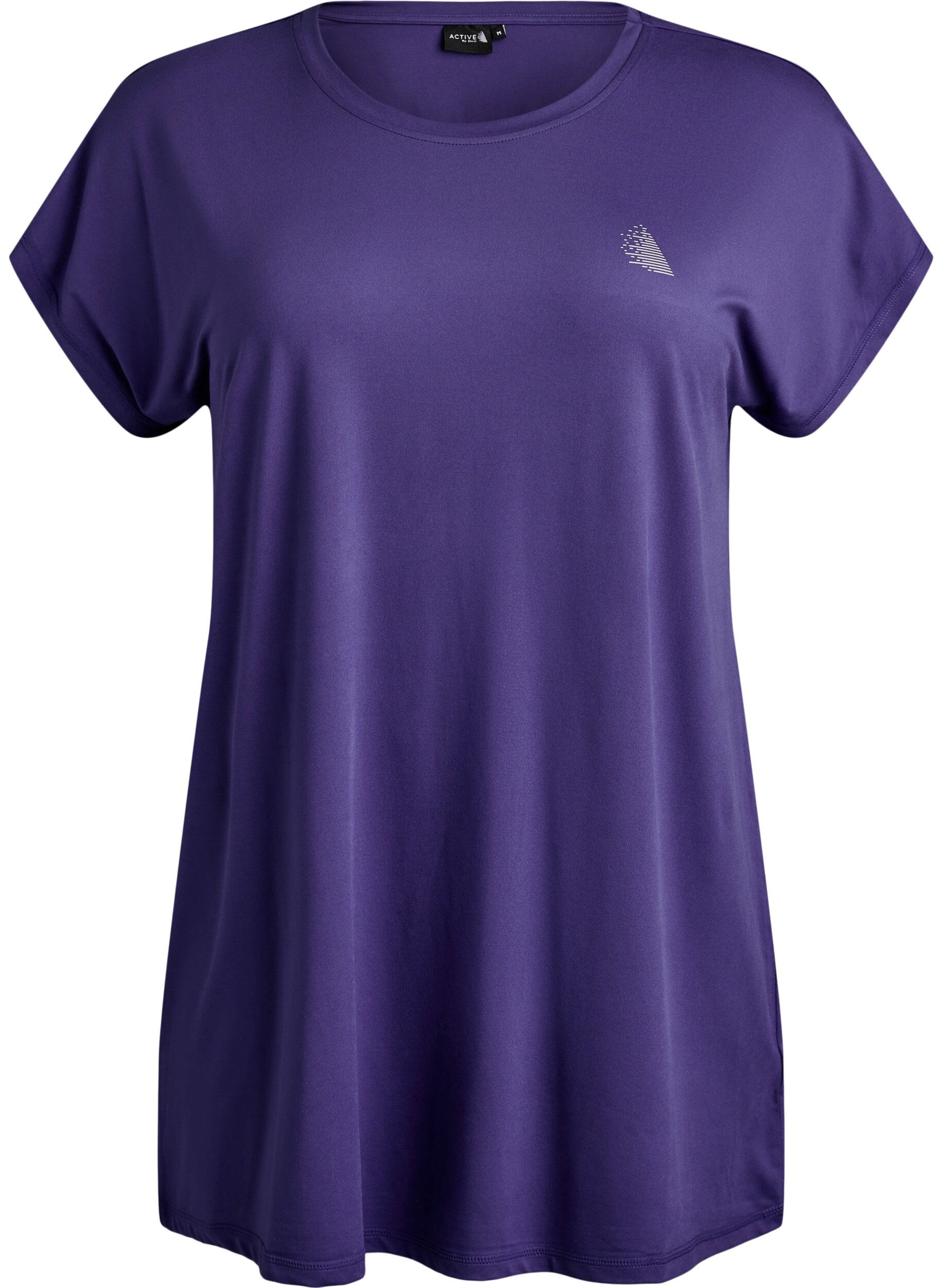 Zizzifashion Long training t-shirt, Purple, Packshot image number 0