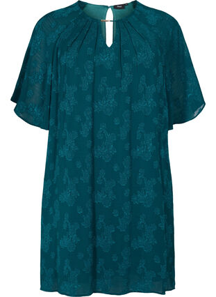 Dress with short sleeves, Ponderosa Pine, Packshot image number 0
