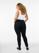 Cotton-blend jeggings, Black, Model image number 1