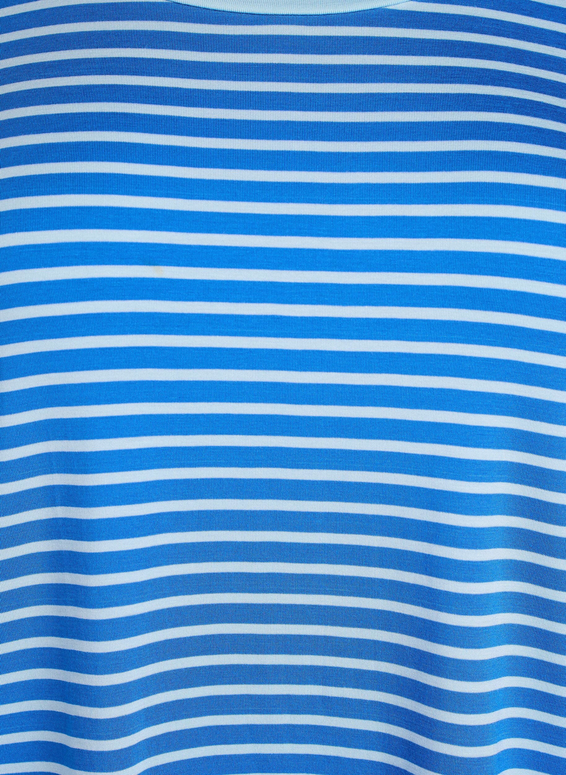 ZizzifashionT-shirt with TENCEL&trade; Lyocell and stripes, Blue, Packshot image number 2