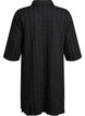 Short boucl&eacute; dress with decorative buttons, Black, Packshot image number 1