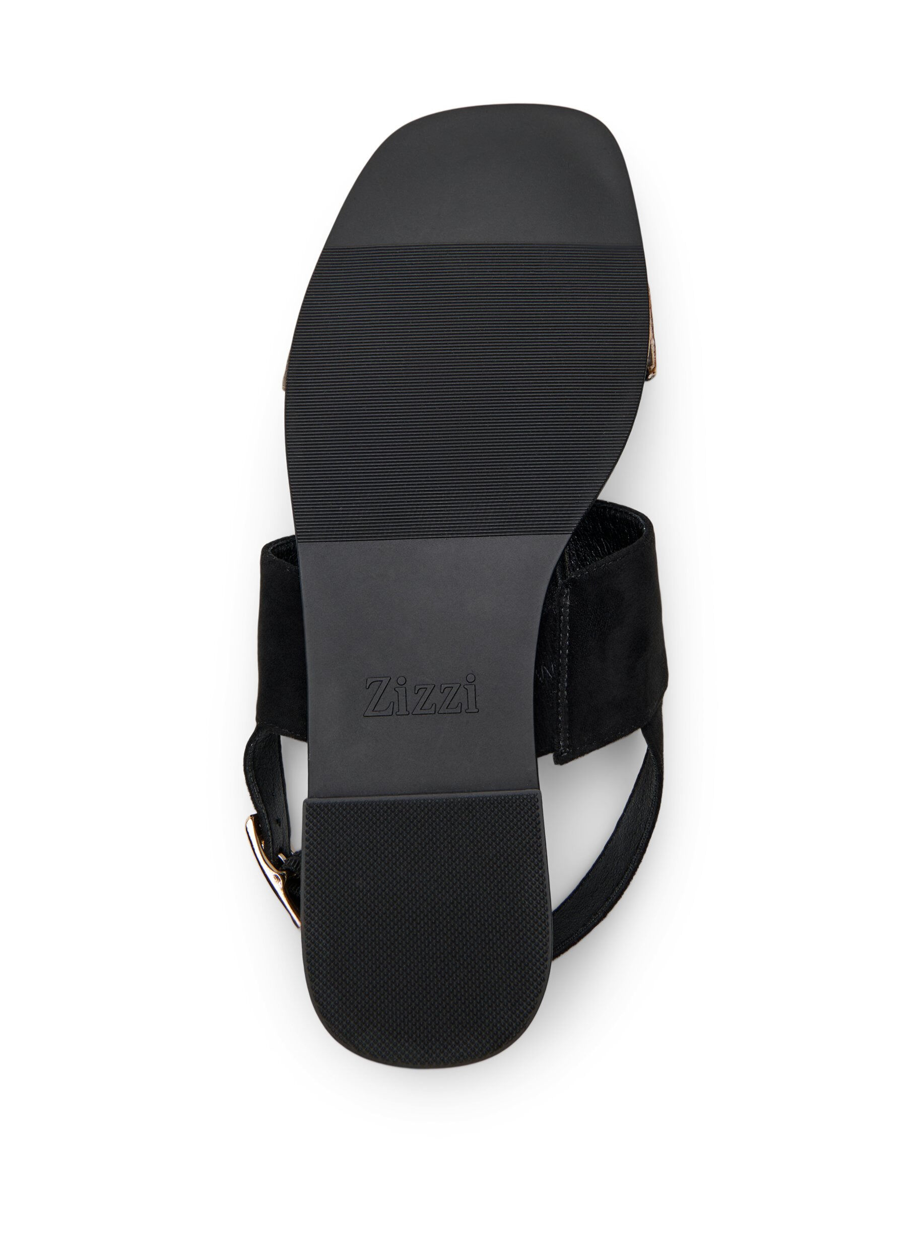 Zizzifashion Wide fit - sandals with wide straps, Black, Packshot image number 4