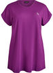 Long workout T-shirt, Purple, Packshot image number 0