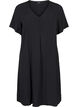 Viscose A-line dress, Black, Packshot image number 0
