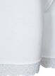 Cycling shorts with lace trim, White, Packshot image number 3