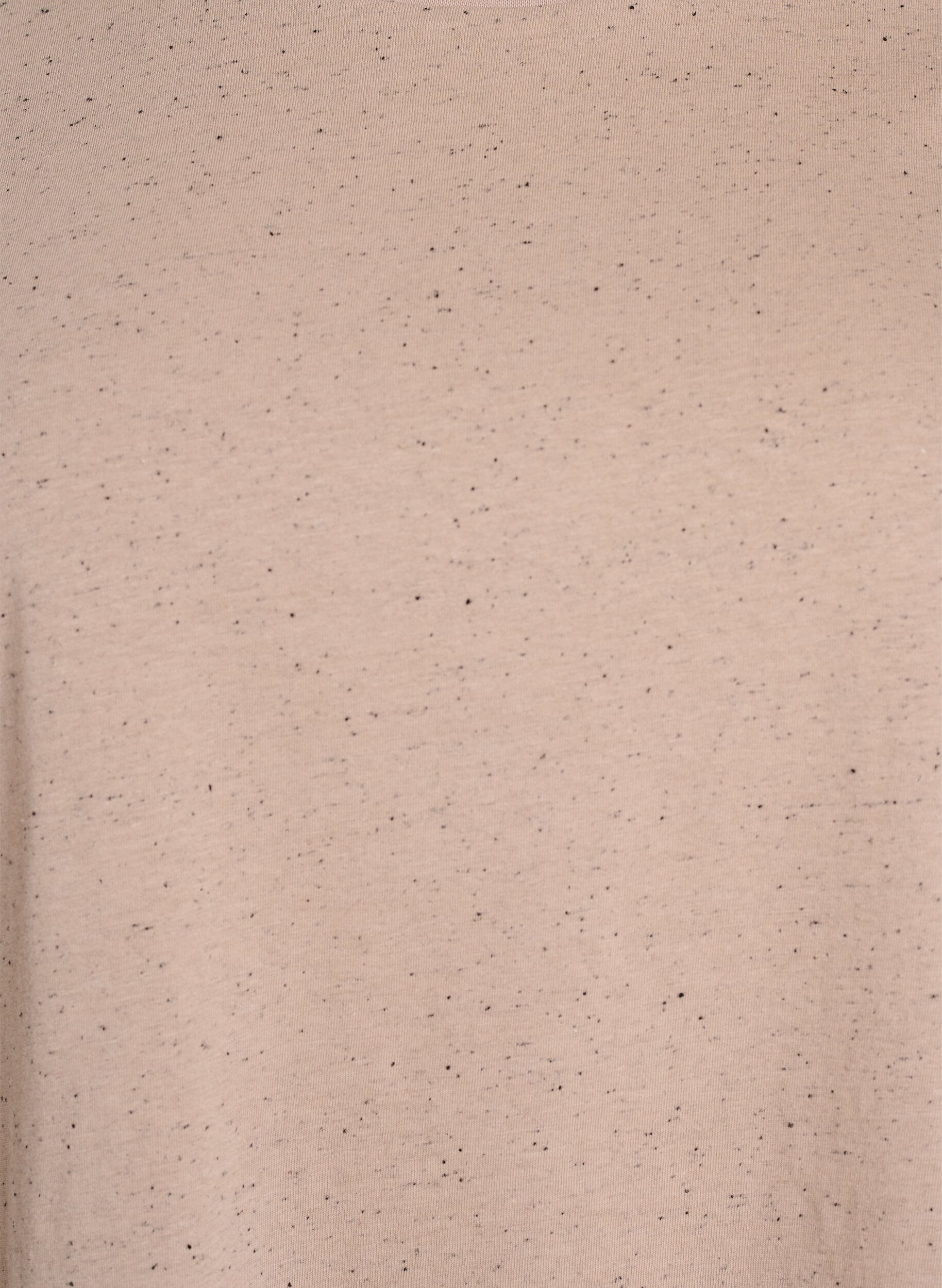 Zizzifashion Cotton T-shirt with round neck, Beige, Packshot image number 2