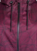 Patterned raincoat, Dark Bordeaux, Packshot image number 2