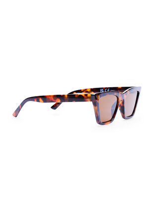 Sunglasses with pattern, Brown, Packshot image number 1