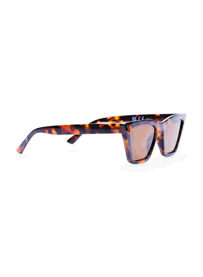 Sunglasses with pattern, Brown, Packshot image number 1