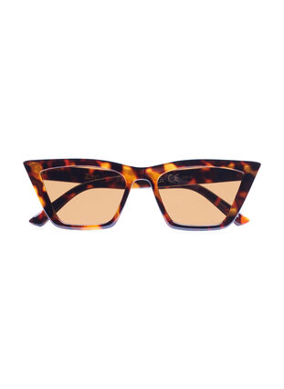 Sunglasses with pattern, Brown, Packshot image number 0