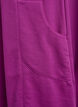 Jersey dress with short sleeves and pockets, Purple, Packshot image number 3