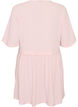 Tunic with crinkled texture and 1/2 sleeves, Pink, Packshot image number 1