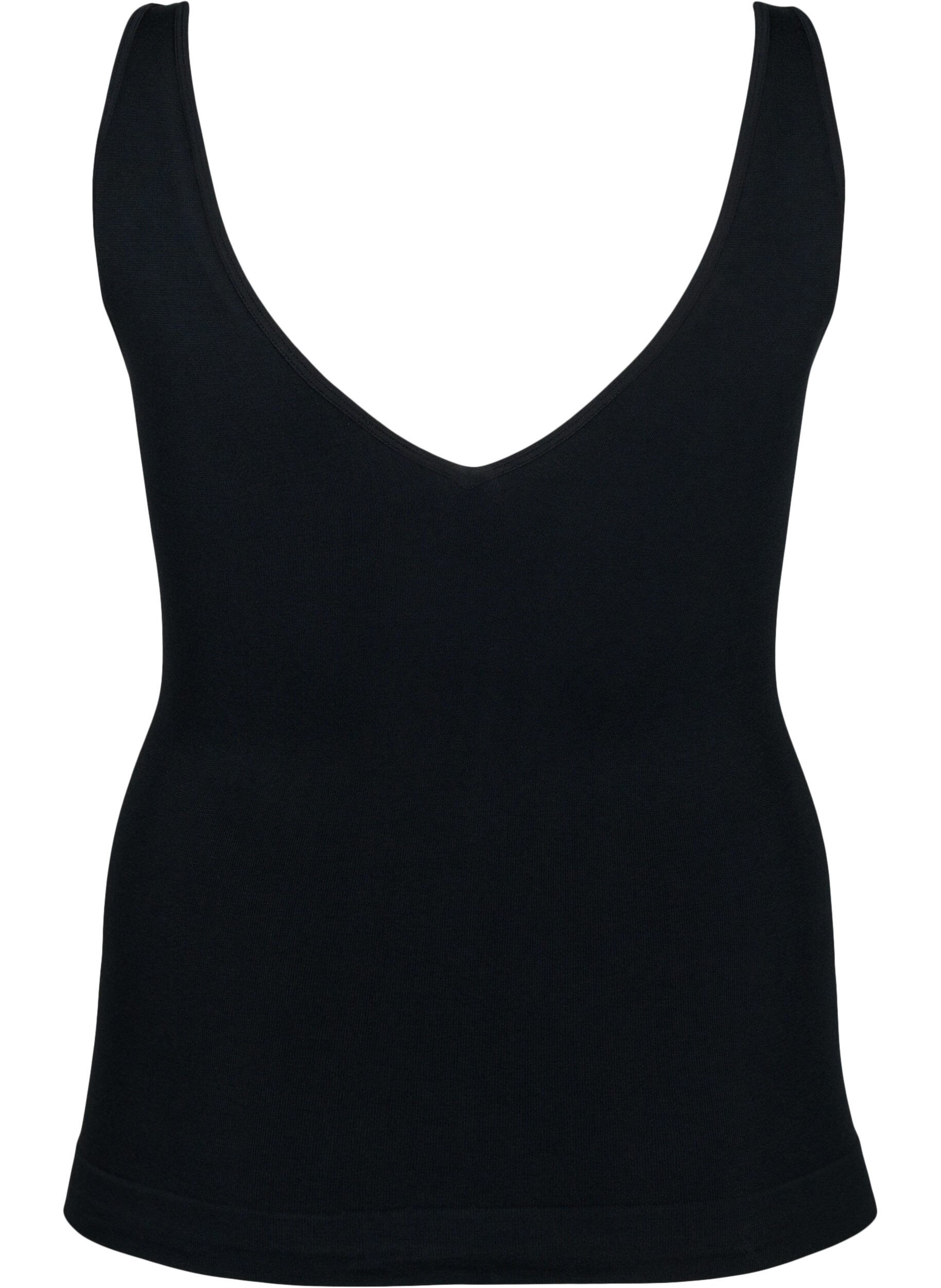 Zizzifashion Seamless top in modal, Black, Packshot image number 1