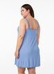 Nightgown with lace hem, Blue, Model image number 2