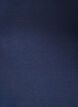 Basic T-shirt with boat neck and 3/4 sleeves, Blue, Packshot image number 2