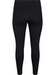 2-pack cotton leggings, Black, Packshot image number 1
