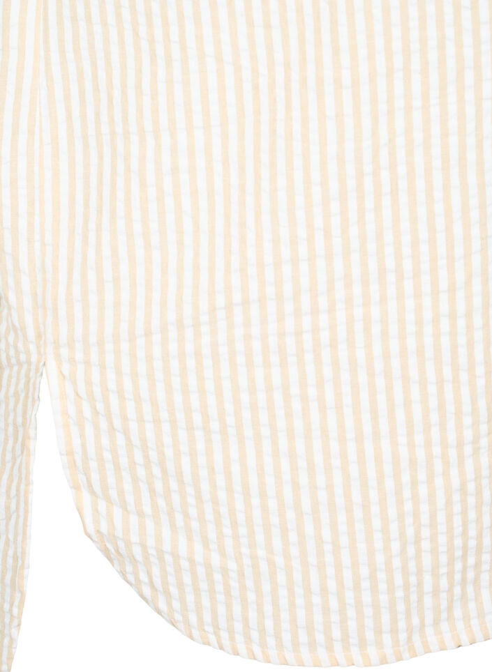 Striped shirt with chest pockets, Natrual/S. Stripe, Packshot image number 3