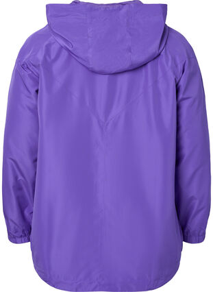 Short jacket with hood and adjustable bottom, Purple Opulence, Packshot image number 1