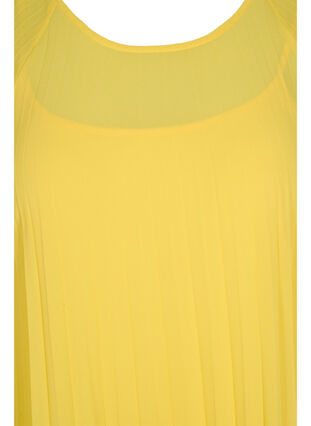 A-line dress with 2/4 sleeves, Primrose Yellow, Packshot image number 2