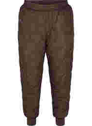 Quilted thermal trousers, Black Coffee, Packshot