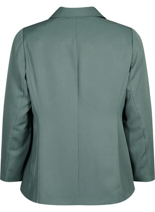 FLASH - Simple blazer with button, Balsam Green, Packshot image number 1