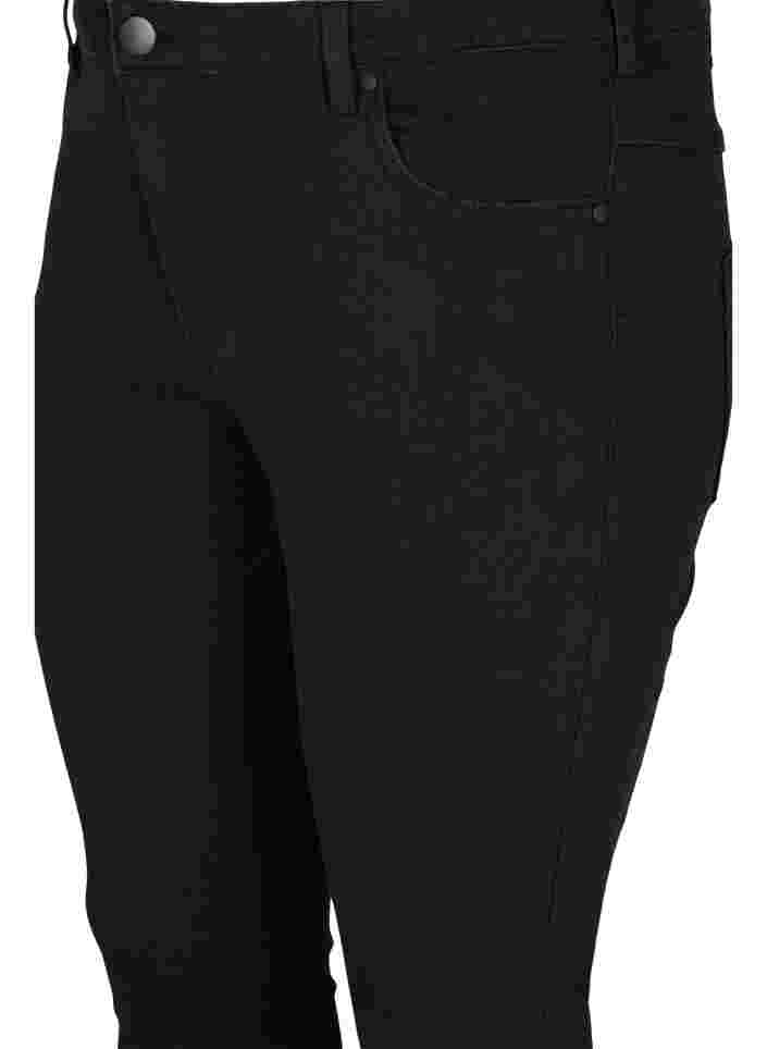 Extra slim Sanna jeans with regular waist, Black, Packshot image number 2