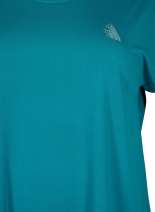 Short sleeved workout t-shirt, Deep Lake, Packshot image number 2