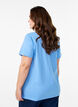 Cotton T-shirt with motif, D.R.Blue w. Every, Model image number 1