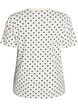 Polka dot cotton T-shirt, Vanilla, Packshot image number 1