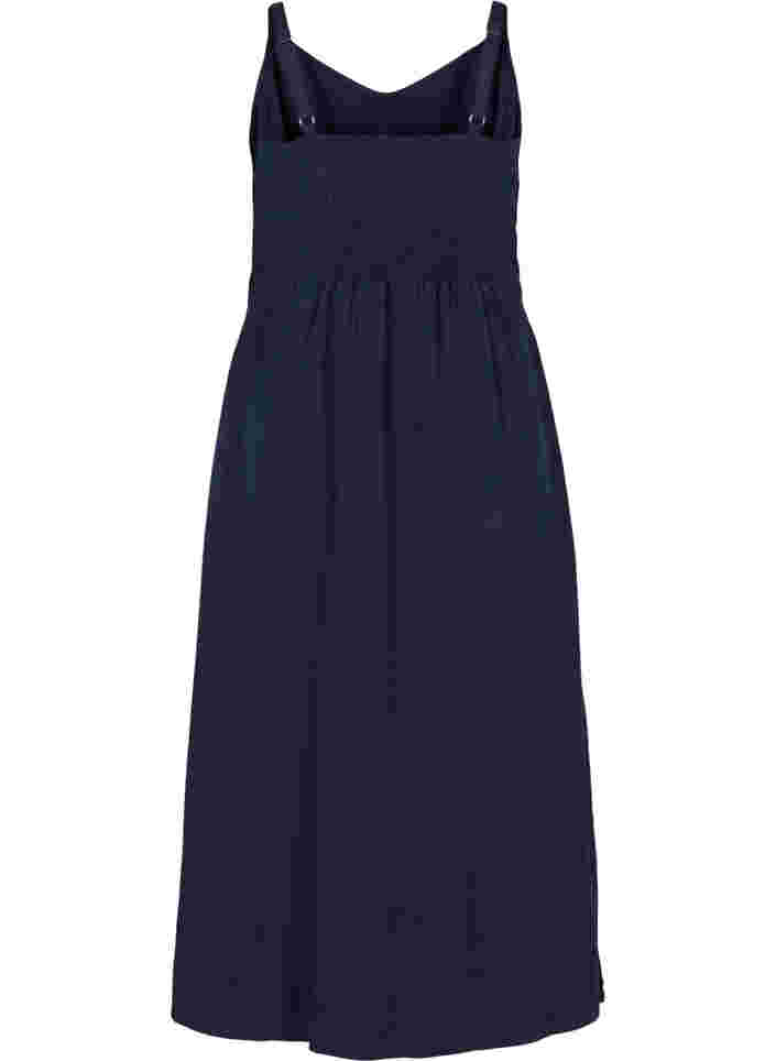 Maxi dress with smock, Night Sky, Packshot image number 1