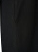 Midi dress with V-neck and texture, Black, Packshot image number 3